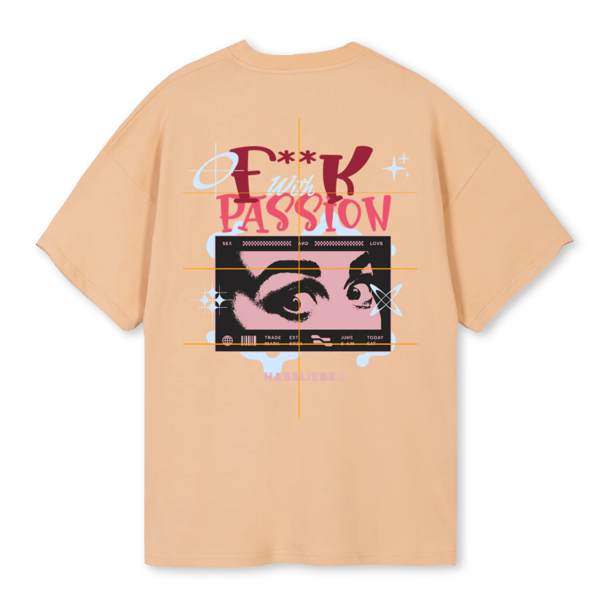 PASIONB Sand Oversized Tee. - Image 2