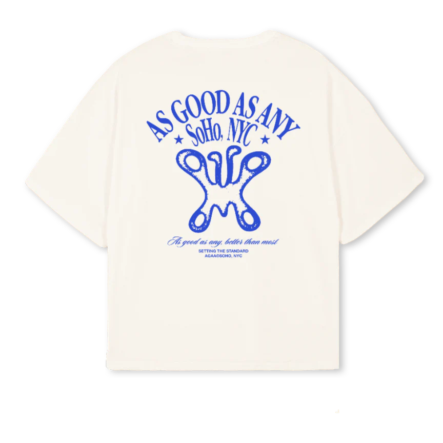 AAABUTTERFLY_VWB Vintage White Oversized Boxy Tee - Image 2