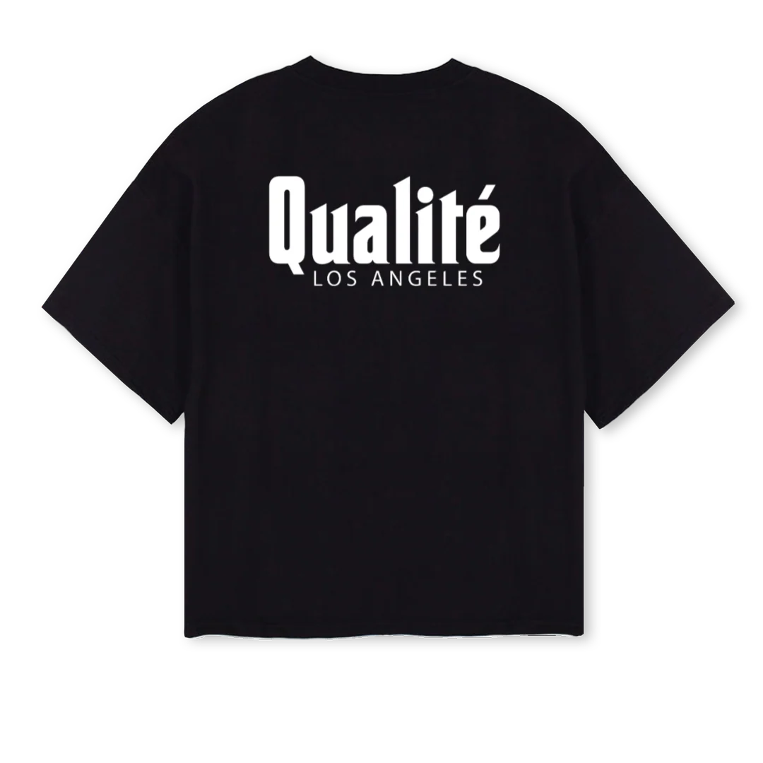 PHIL BLACC Black Oversized Boxy Tee. - Image 2