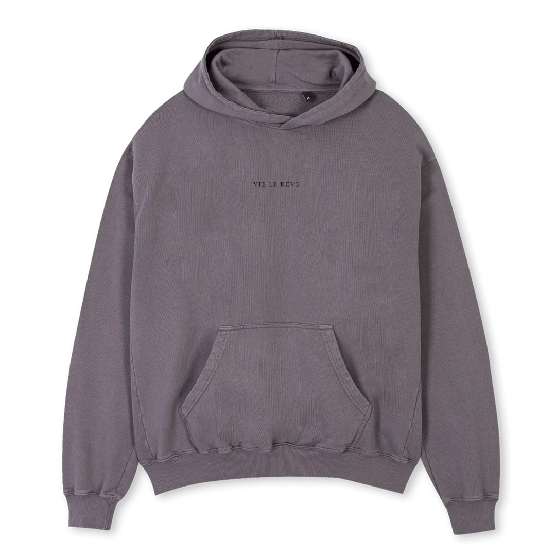 PIGMENTGREYHOODIE Pigment Grey Oversized Hoodie.