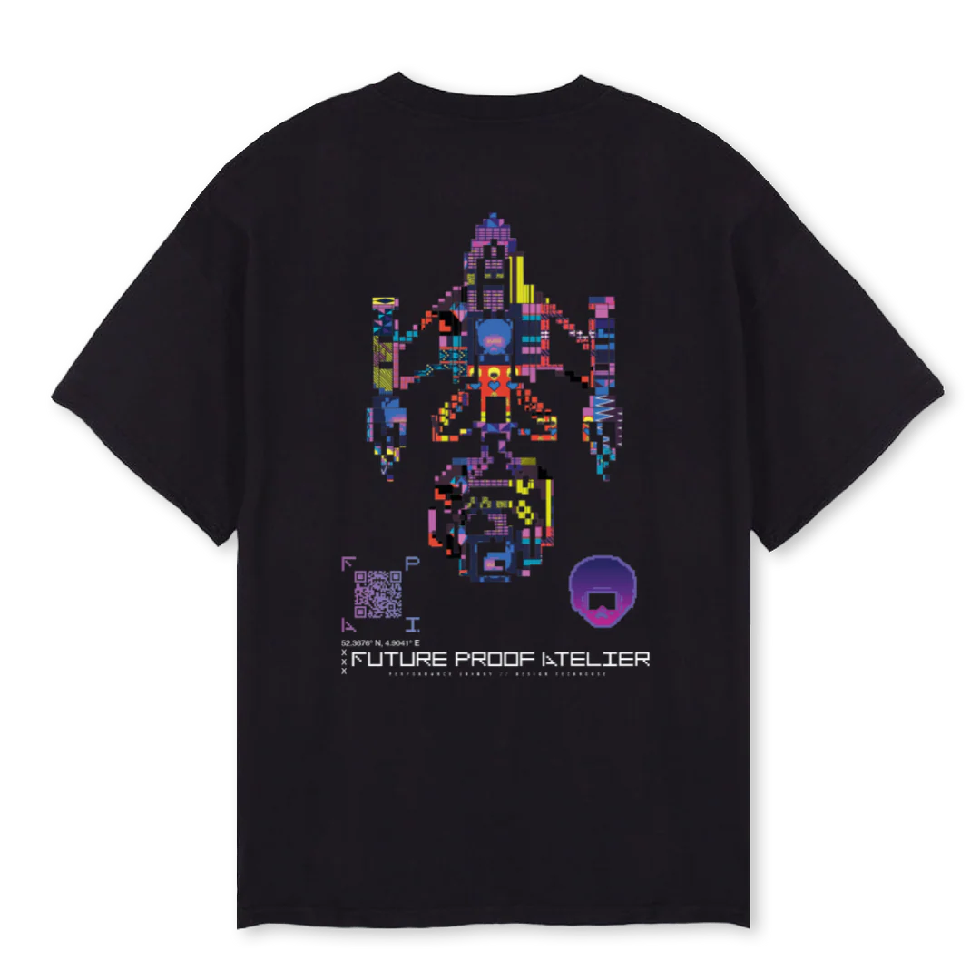PILOT Black Oversized Tee. - Image 2