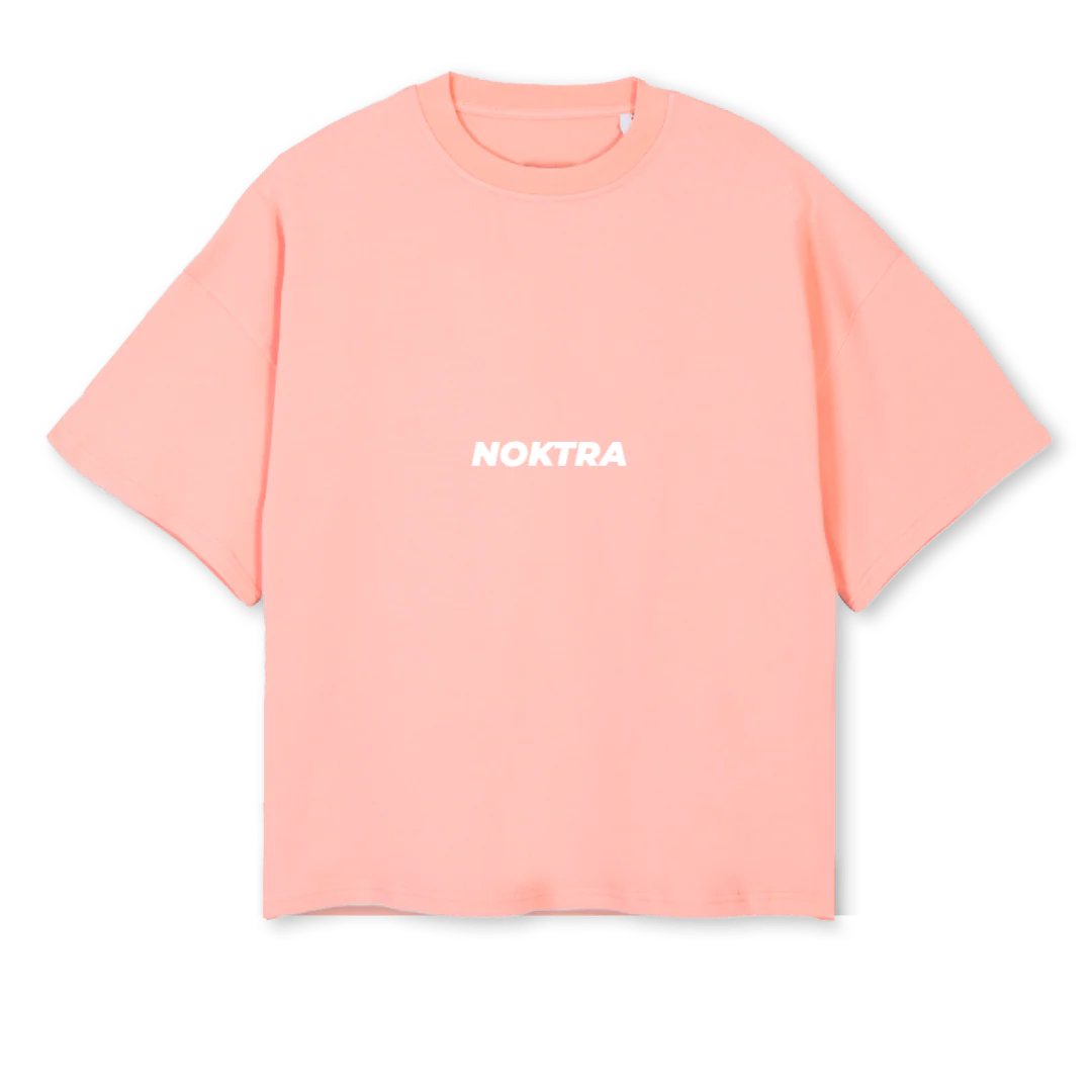 PINKNOKTRAT Pink Clay Oversized Boxy Tee.