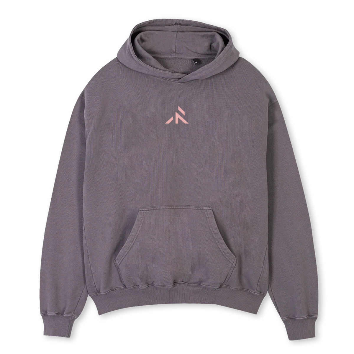 PINKPIGMENTGREY Pigment Grey Oversized Hoodie.