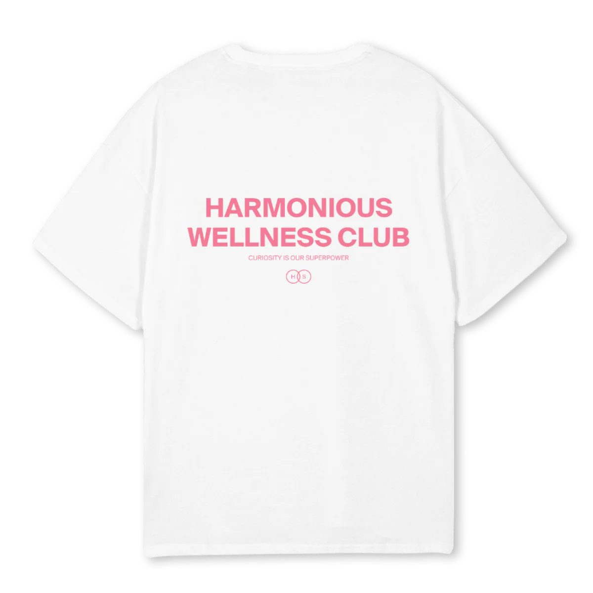 PINKWELLNESST White Oversized Tee. - Image 2