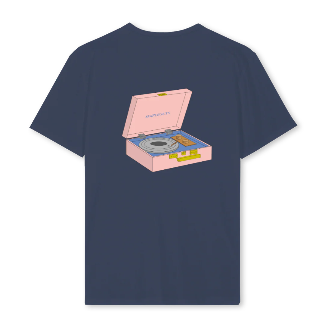 PLAAT Navy Blue Regular Tee. - Image 2