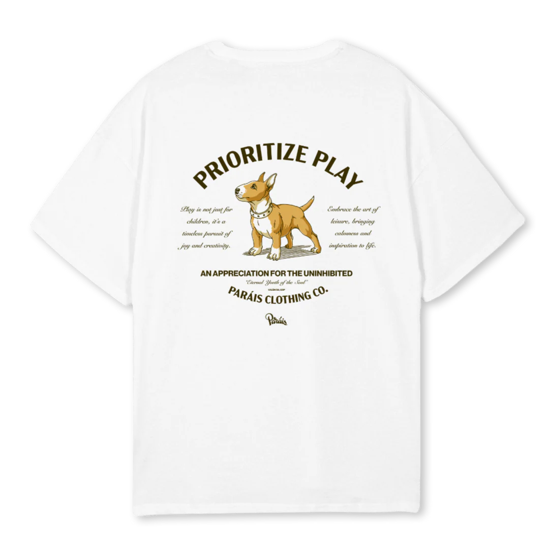 PLAY White Oversized Tee. - Image 2