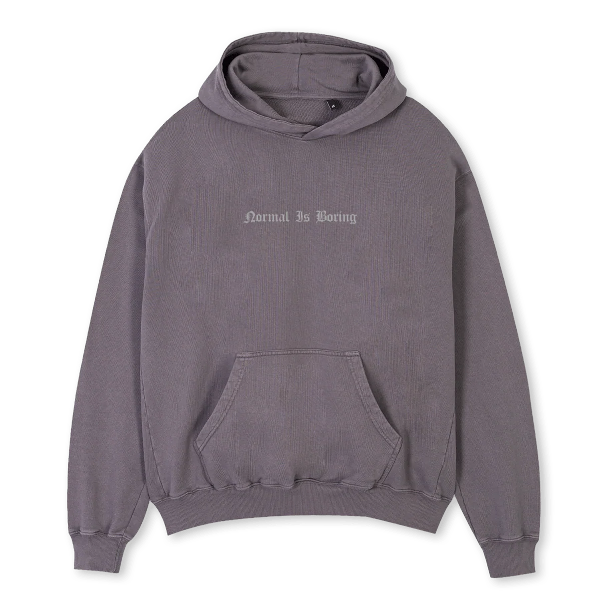 PLAYERS GREYY Pigment Grey Oversized Hoodie.
