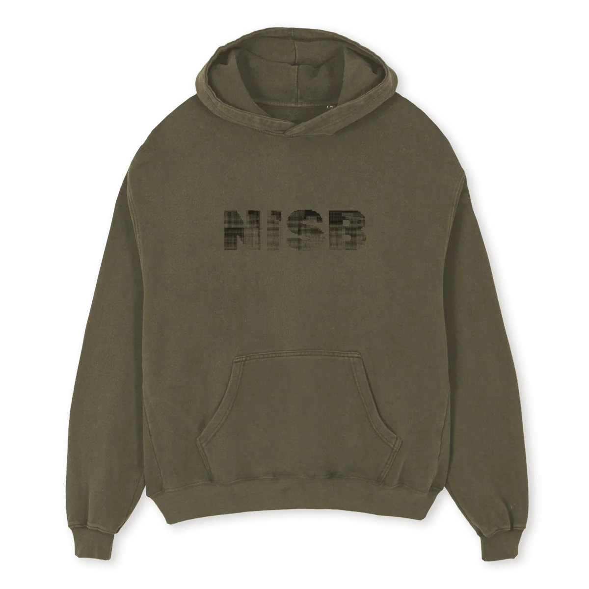 PLAYERSOLIVEH Vintage Olive Oversized Hoodie.