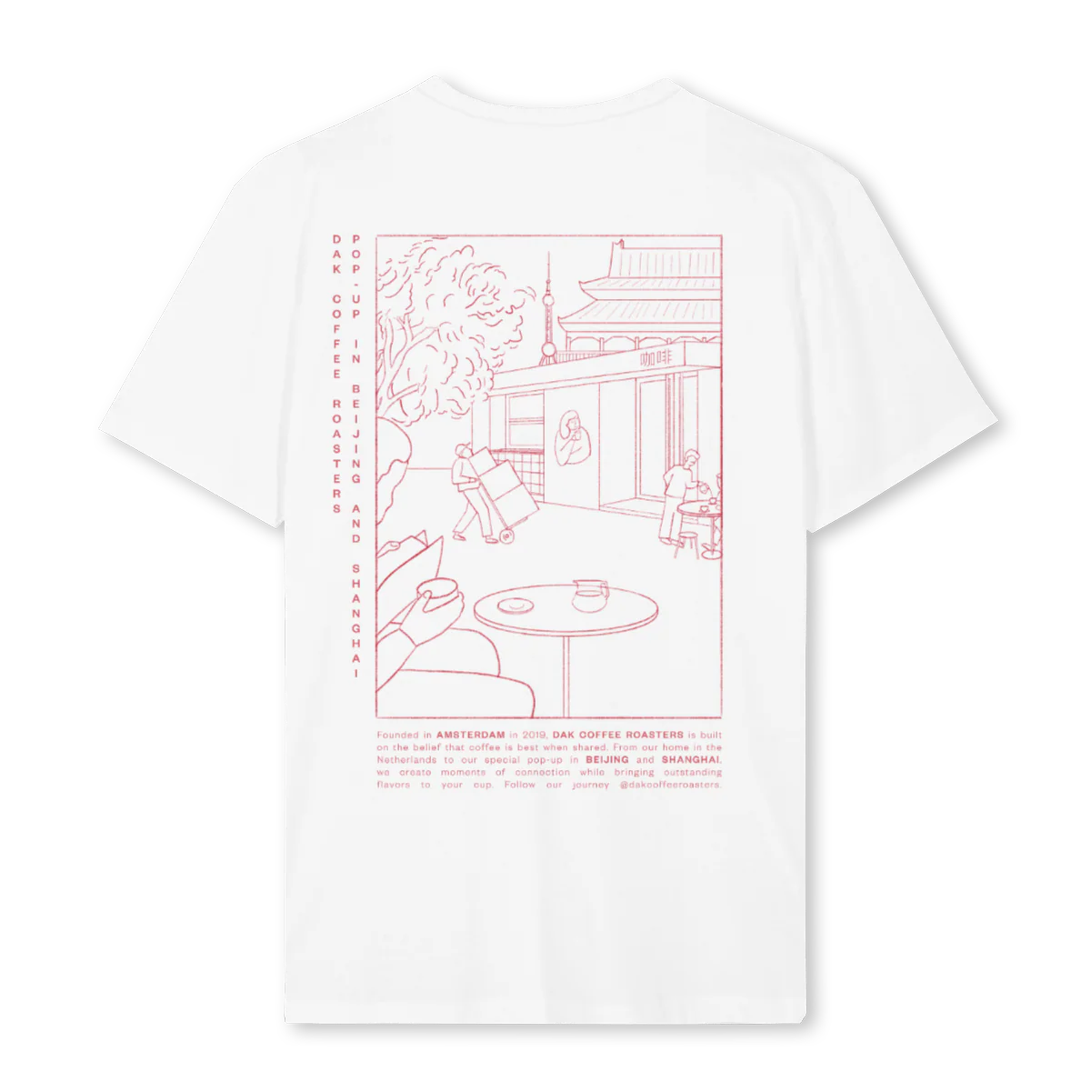 POPUPWHITE White Regular Tee. - Image 2