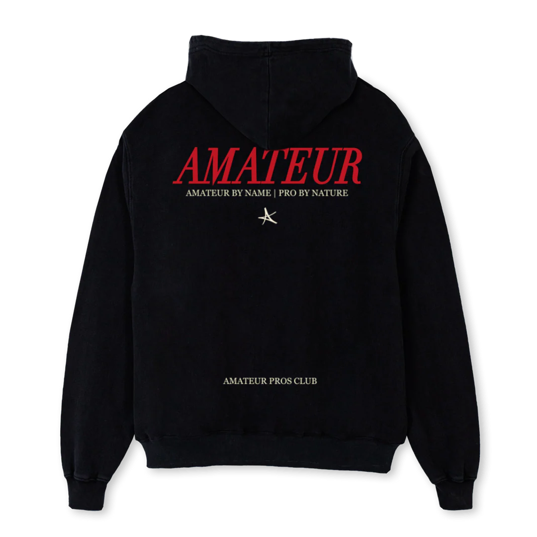 AMPCLUBSAMPLECNJ_B Black Oversized Hoodie - Image 2