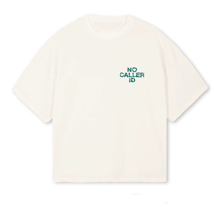 PRINTWASHEDWHITETEE Vintage White Oversized Boxy Tee.