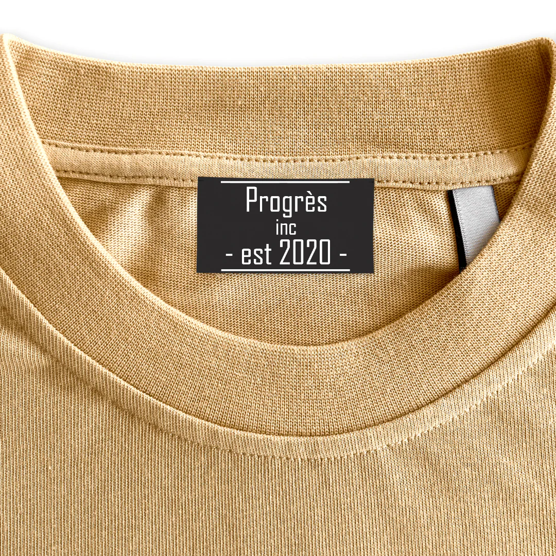 PROGRES Custom Neck Label.