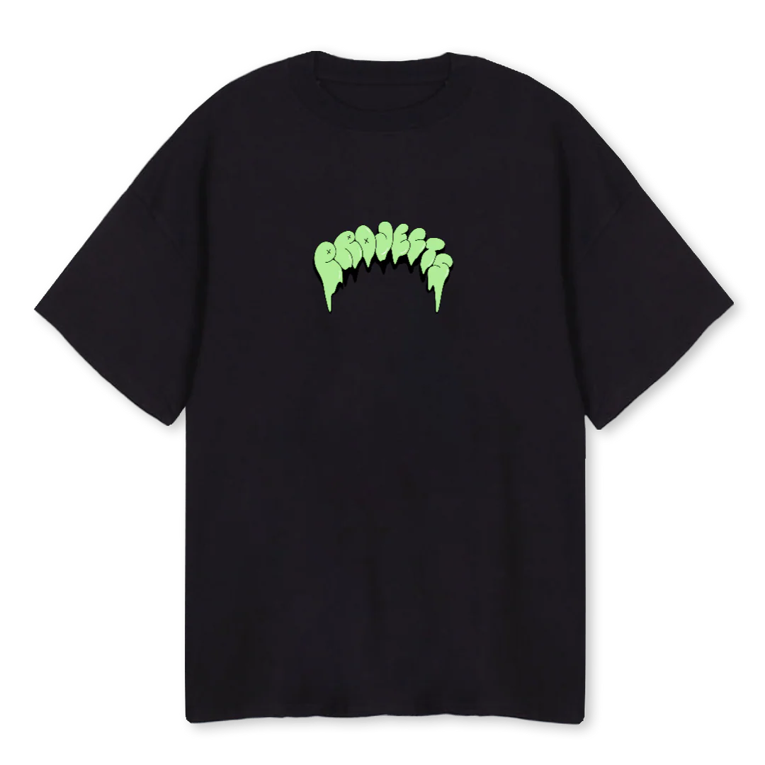 PROJECTSDRIP Black Oversized Tee.