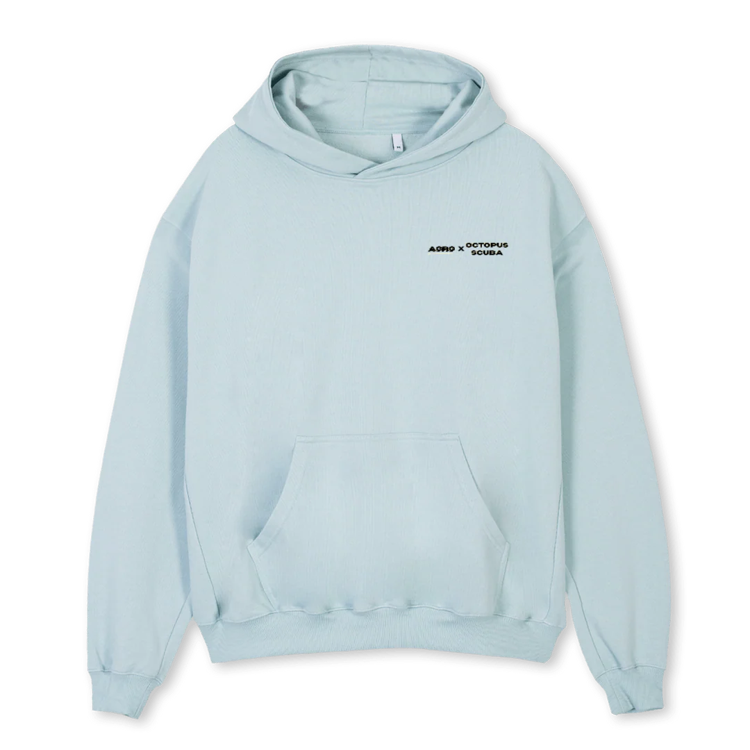 PROTOONE Cold Blue Oversized Hoodie.
