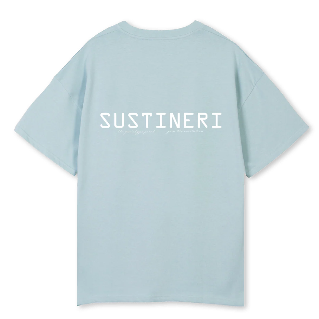 PROTOTYPE PRINT OST Cold Blue Oversized Tee. - Image 2