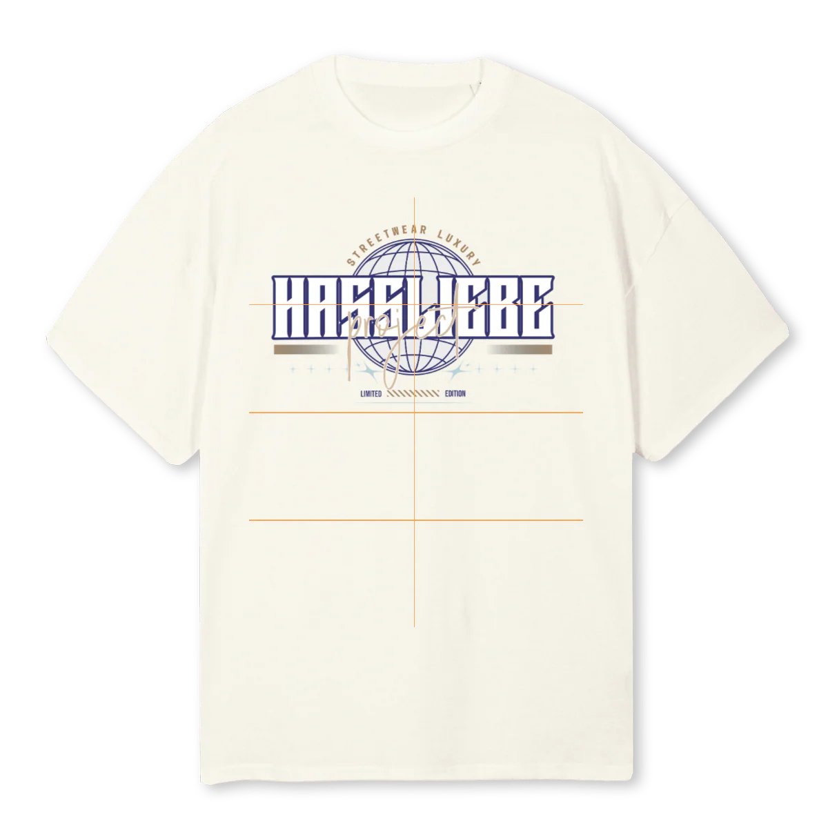 PROJECT Cream Oversized Tee.