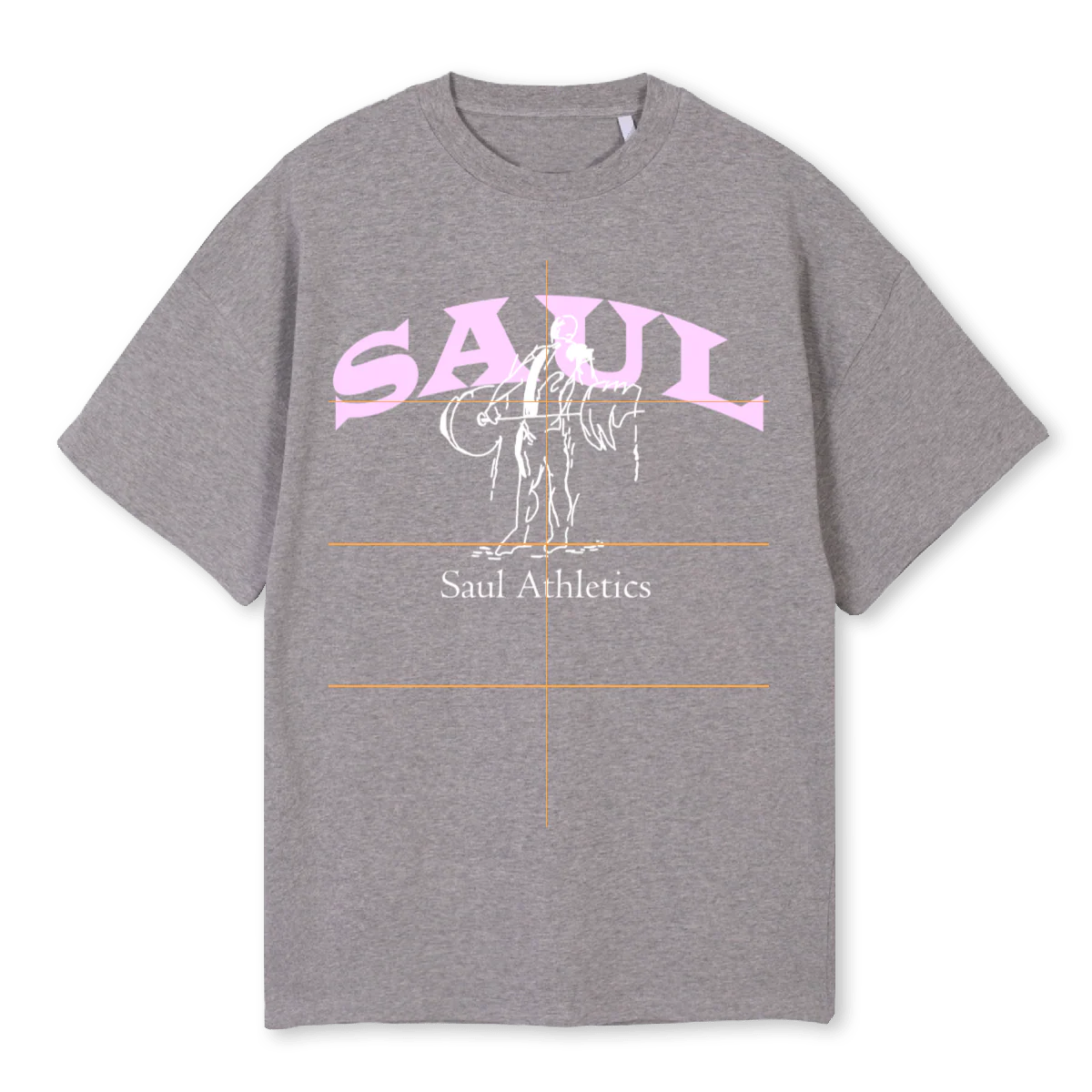 PT Grey Marl Oversized Tee.