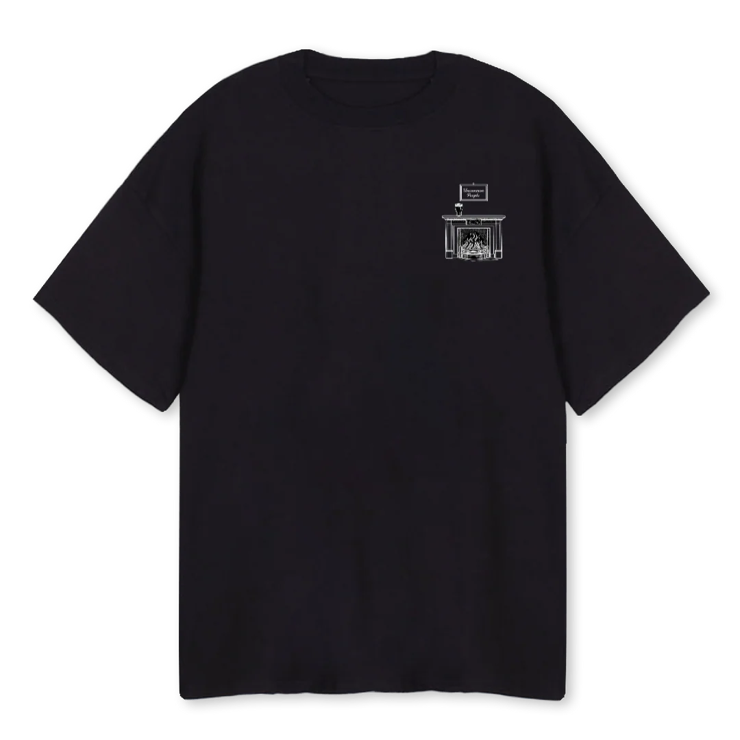 PUB  Black Oversized Tee.