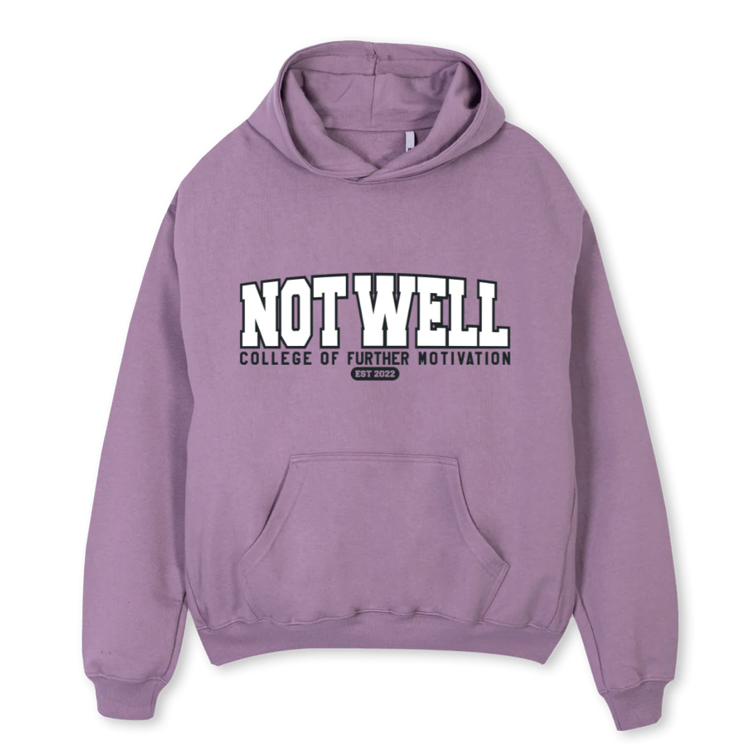 PURPLEHOODIE Purple Oversized Hoodie.