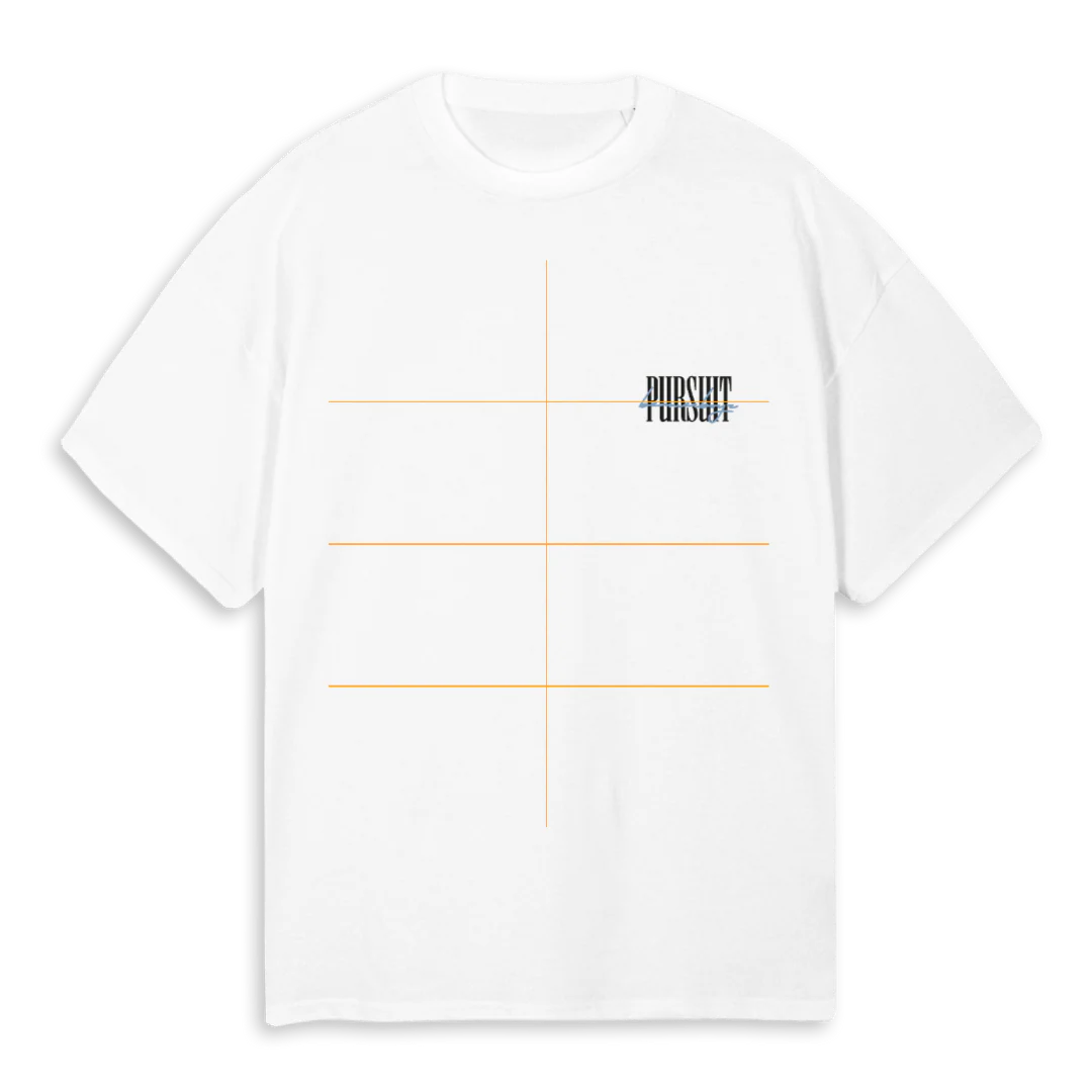 PURSUIT White Oversized Tee.