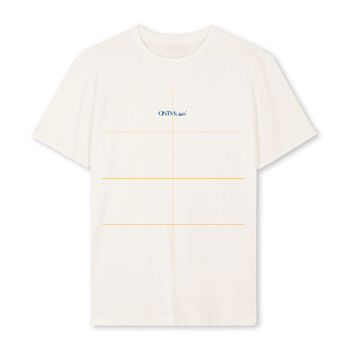 QNTM BLÅ PÅ HVID Vintage White Regular Tee.