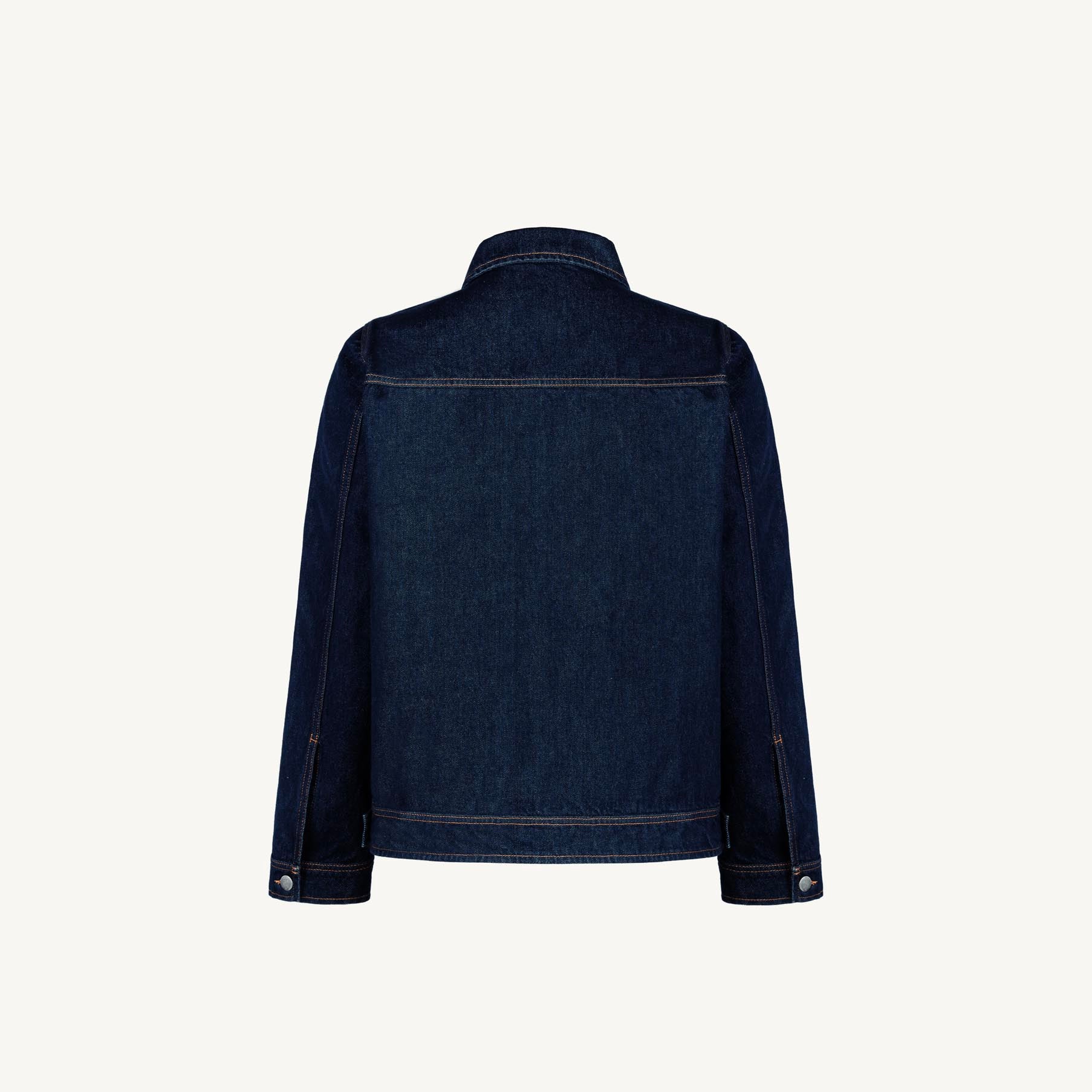 Raw Indigo Relaxed Denim Jacket. - Image 10