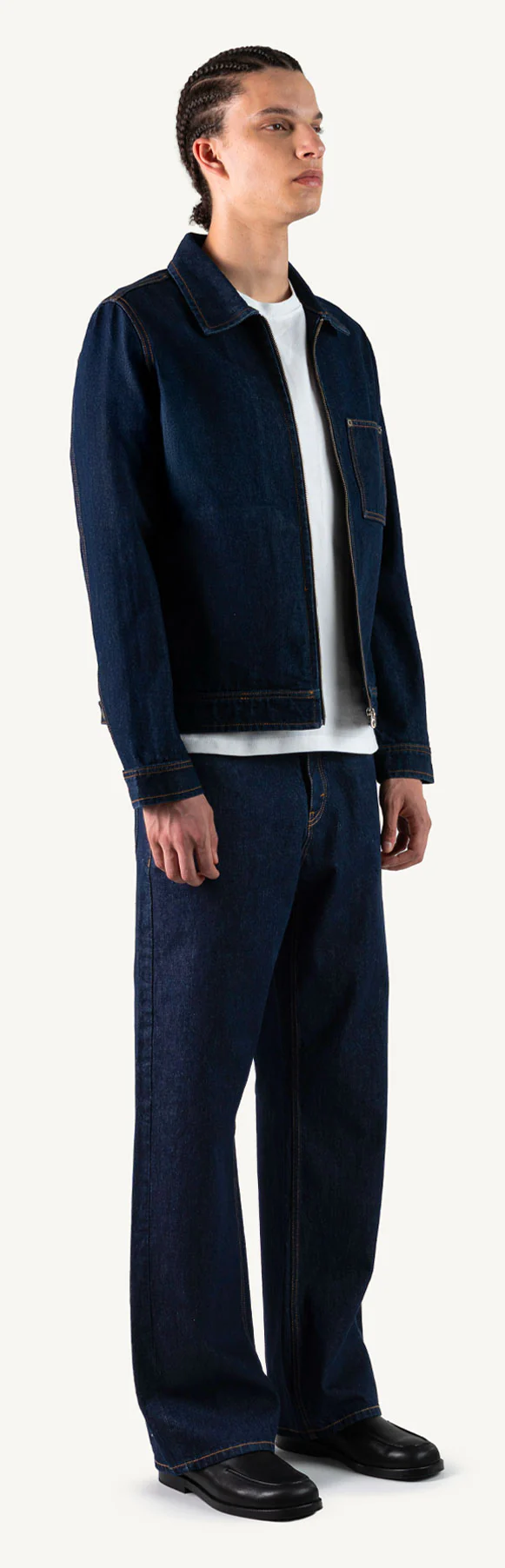 Raw Indigo Relaxed Denim Jacket. - Image 3
