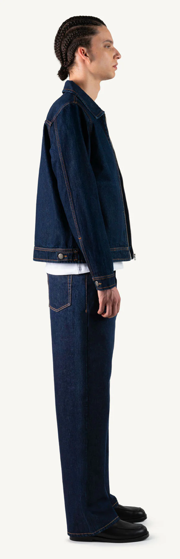 Raw Indigo Relaxed Denim Jacket. - Image 4