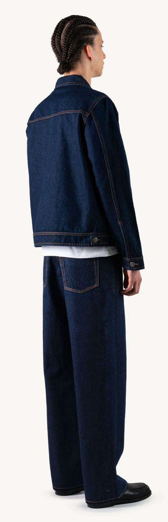 Raw Indigo Relaxed Denim Jacket. - Image 5