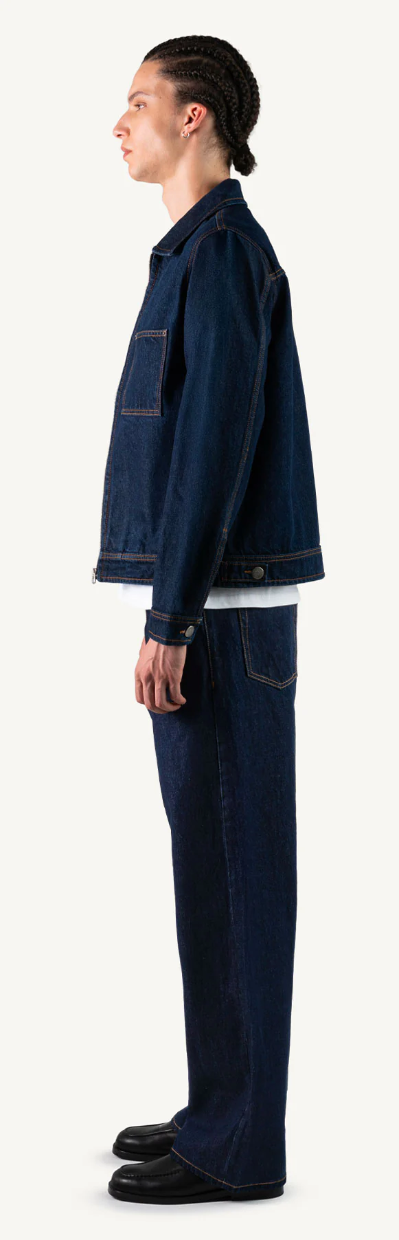 Raw Indigo Relaxed Denim Jacket. - Image 8