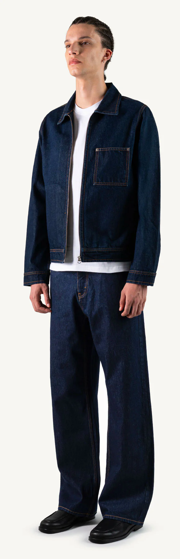 Raw Indigo Relaxed Denim Jacket. - Image 9
