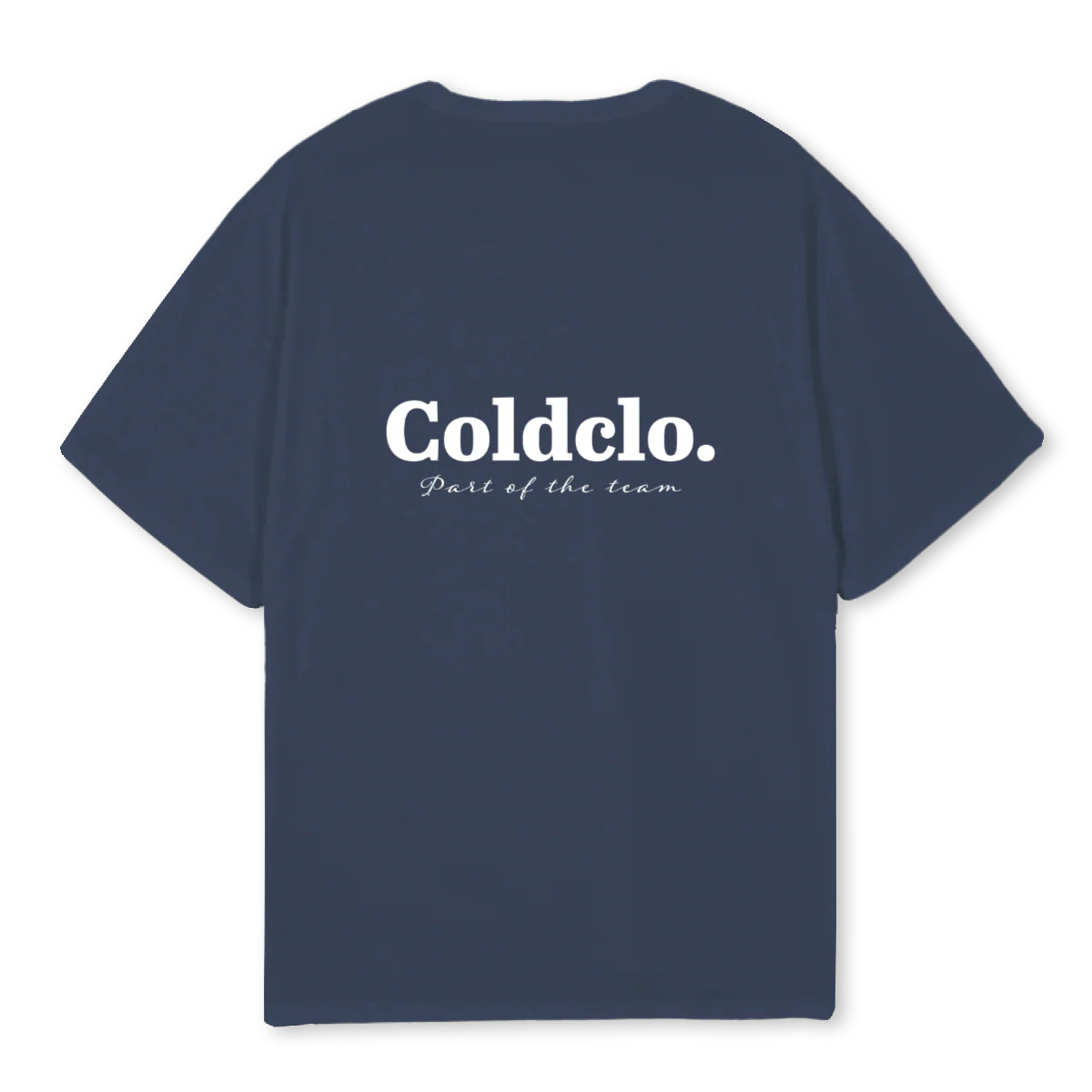 REALNAVYTEE Navy Blue Oversized Tee. - Image 2