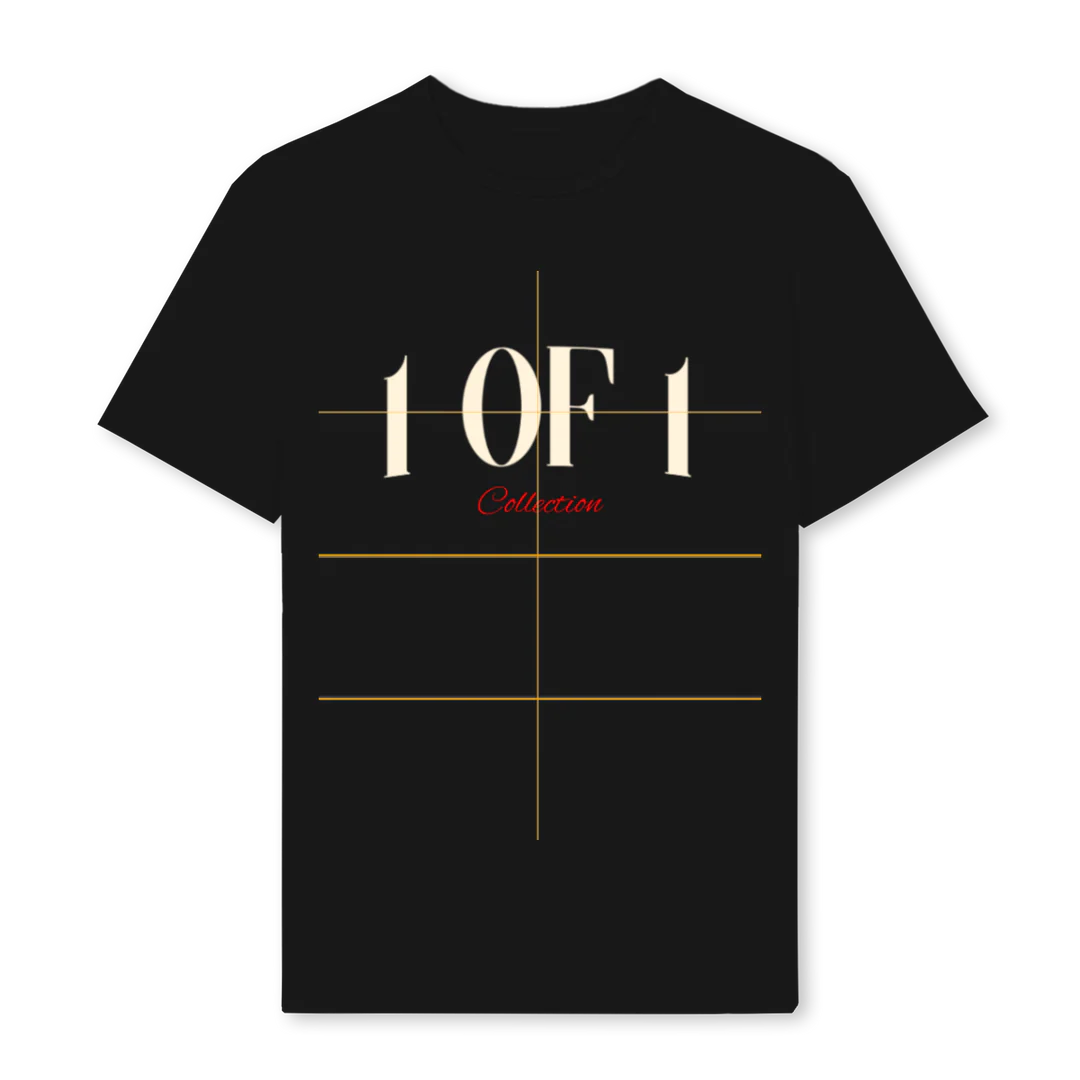 REG TEE SAMPLE Black Regular Tee.