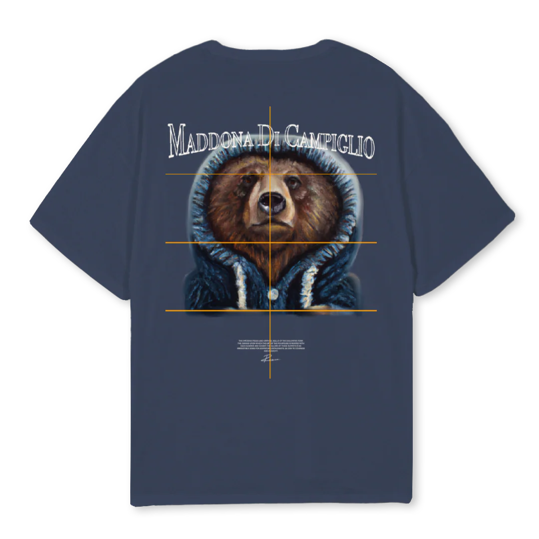 REGALG Navy Blue Oversized Tee. - Image 2
