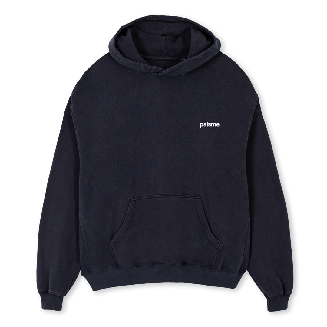 RICH Vintage Black Oversized Hoodie.