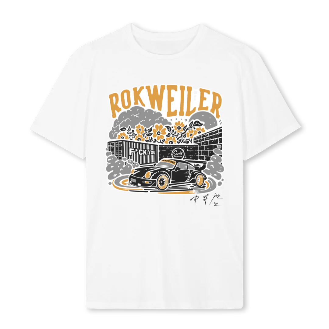 ROKWEILERSTD White Regular Tee.