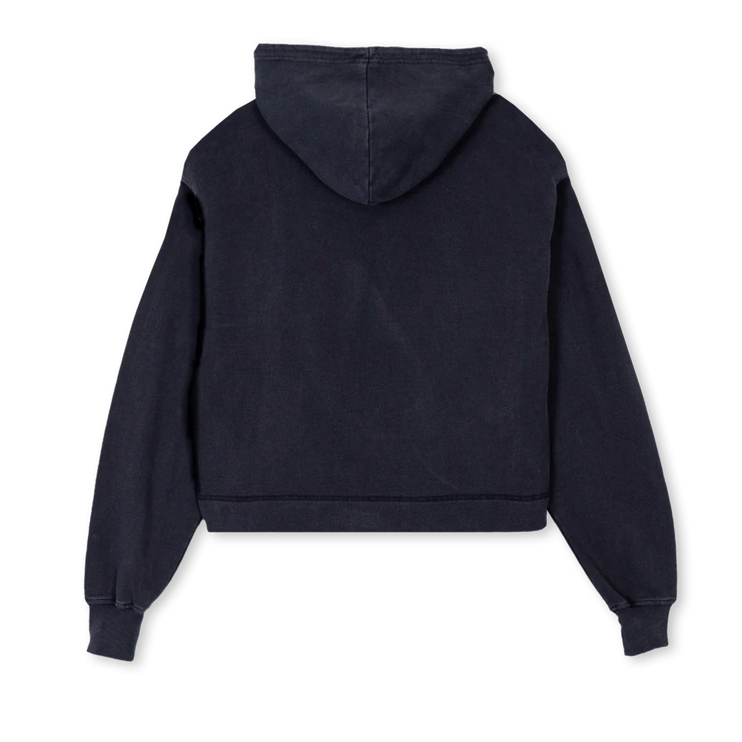 ROLLRCROPHOODIE Vintage Black Cropped Hoodie. - Image 2