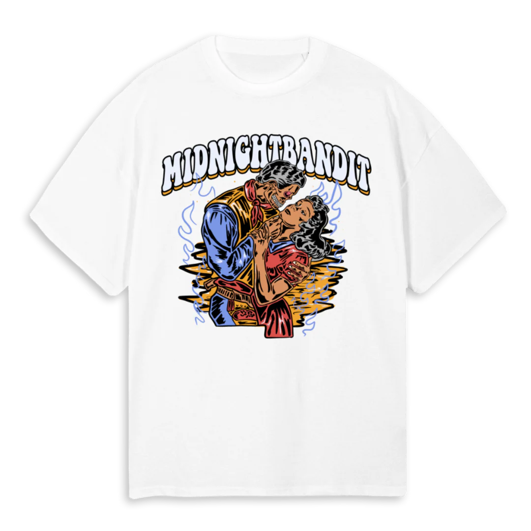 ROMANCE White Oversized Tee.