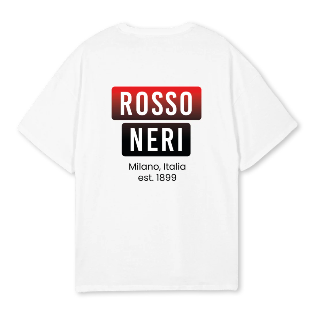 ROSSONERITWO White Oversized Tee. - Image 2