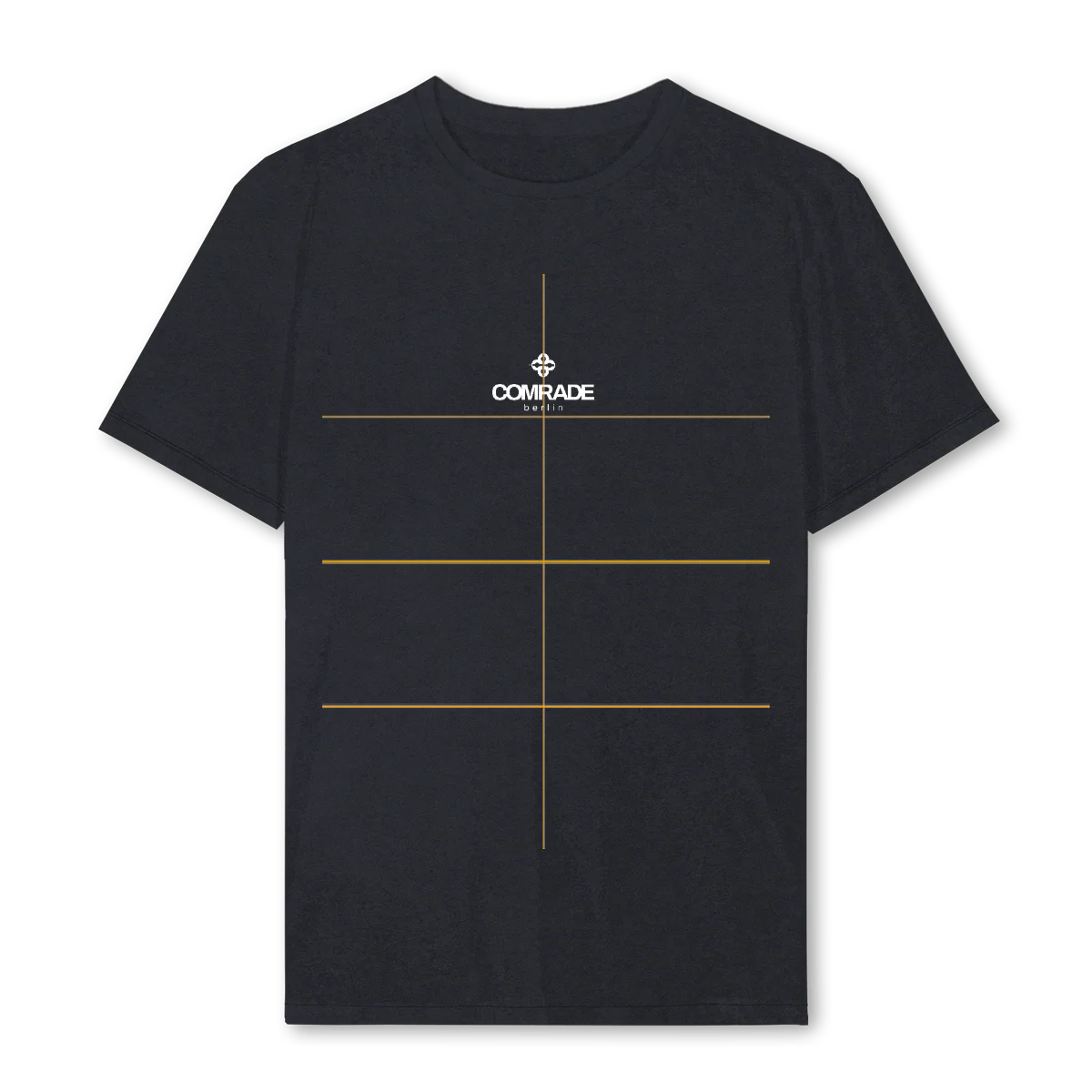 ROUNDCOMRADE Vintage Black Regular Tee.