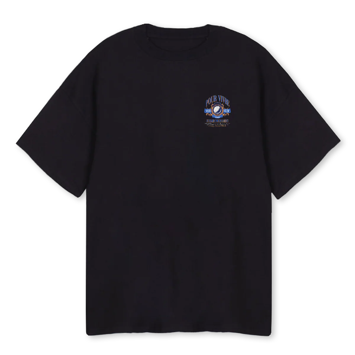 RPVGOLF Black Oversized Tee.