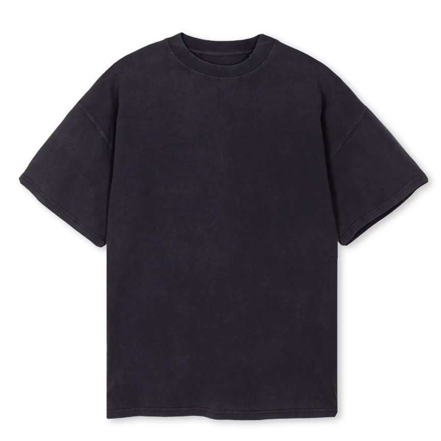 RUNBABYRUNMAN Vintage Black Oversized Tee.