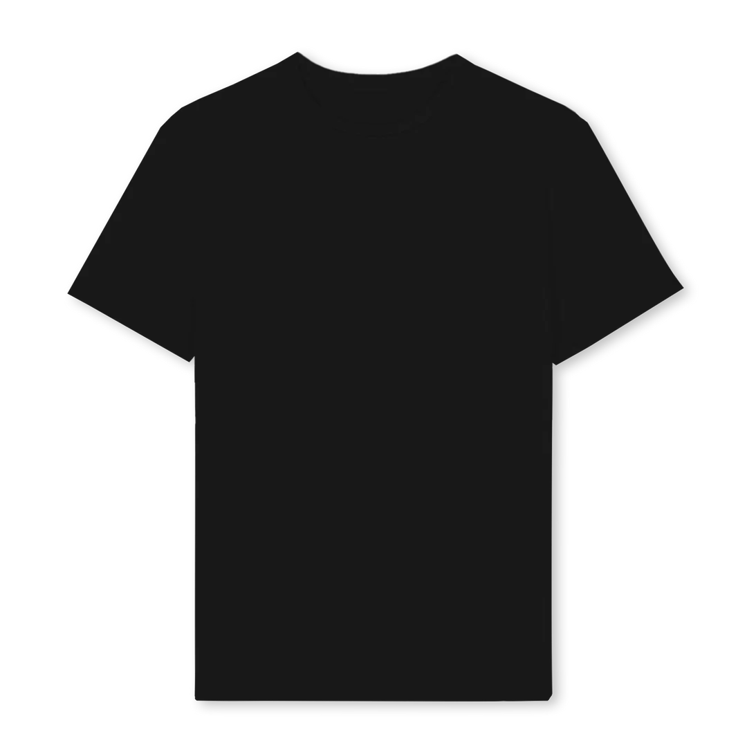 RUNCLU Black Regular Tee.