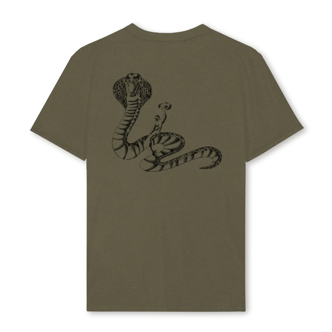 RUNFAST Vintage Olive Regular Tee. - Image 2