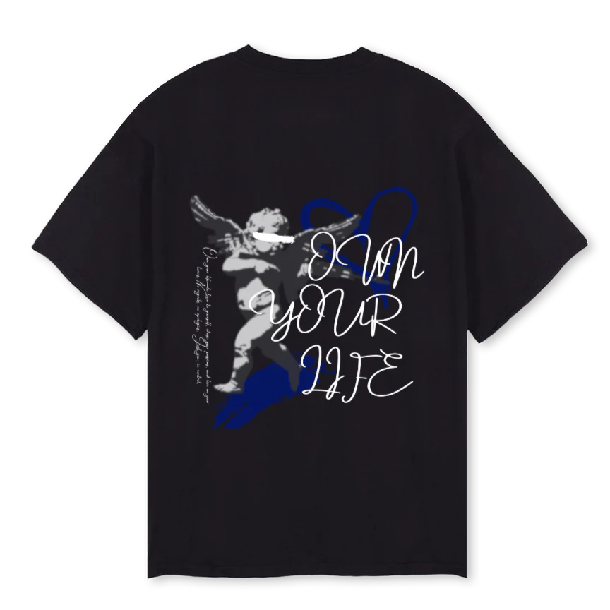 RWIJNS Black Oversized Tee. - Image 2