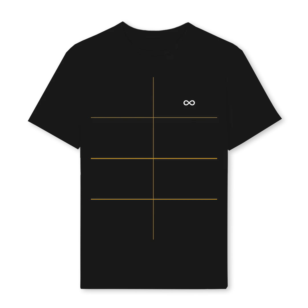 SA Black Regular Tee.