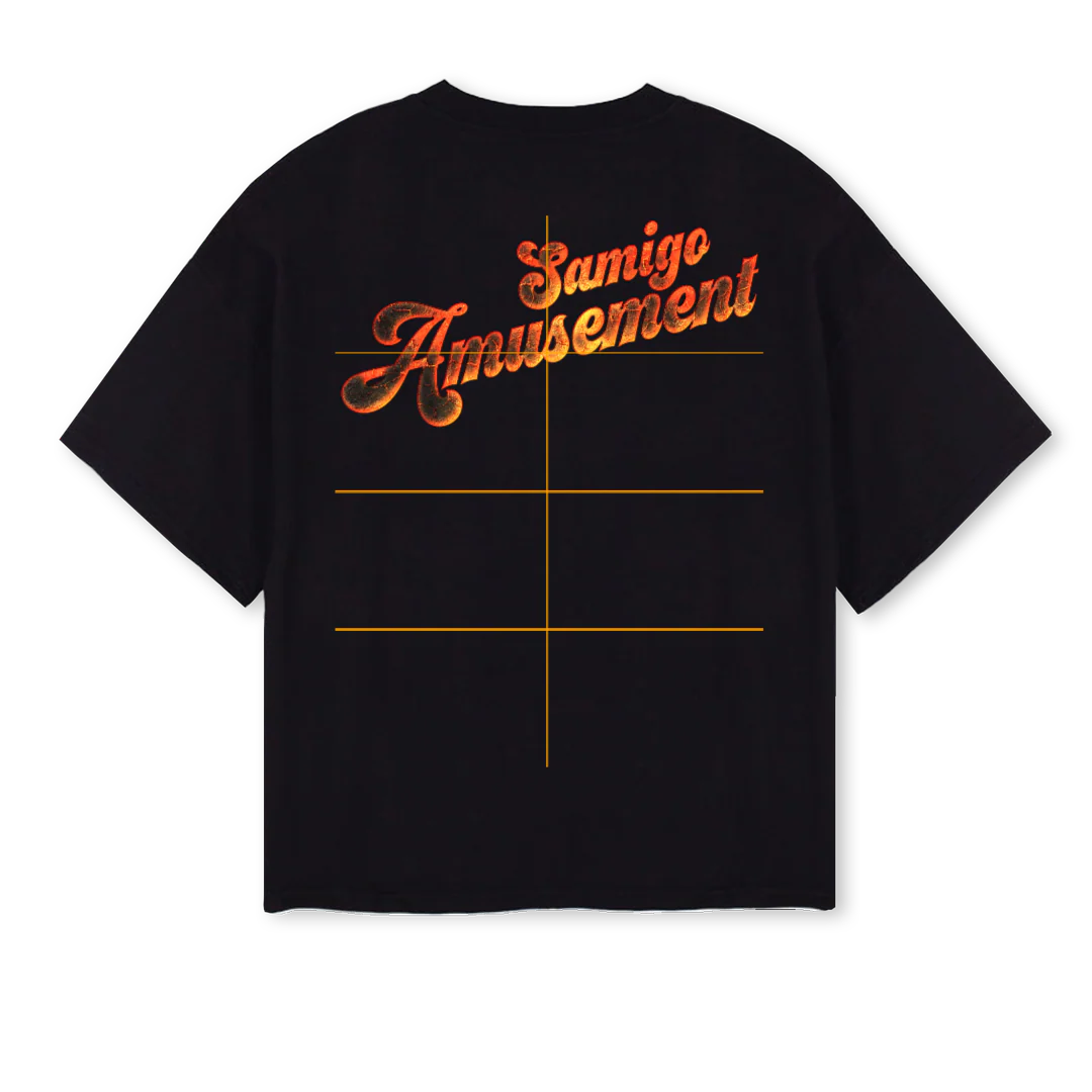SAMIGOFIRE Black Oversized Boxy Tee. - Image 2