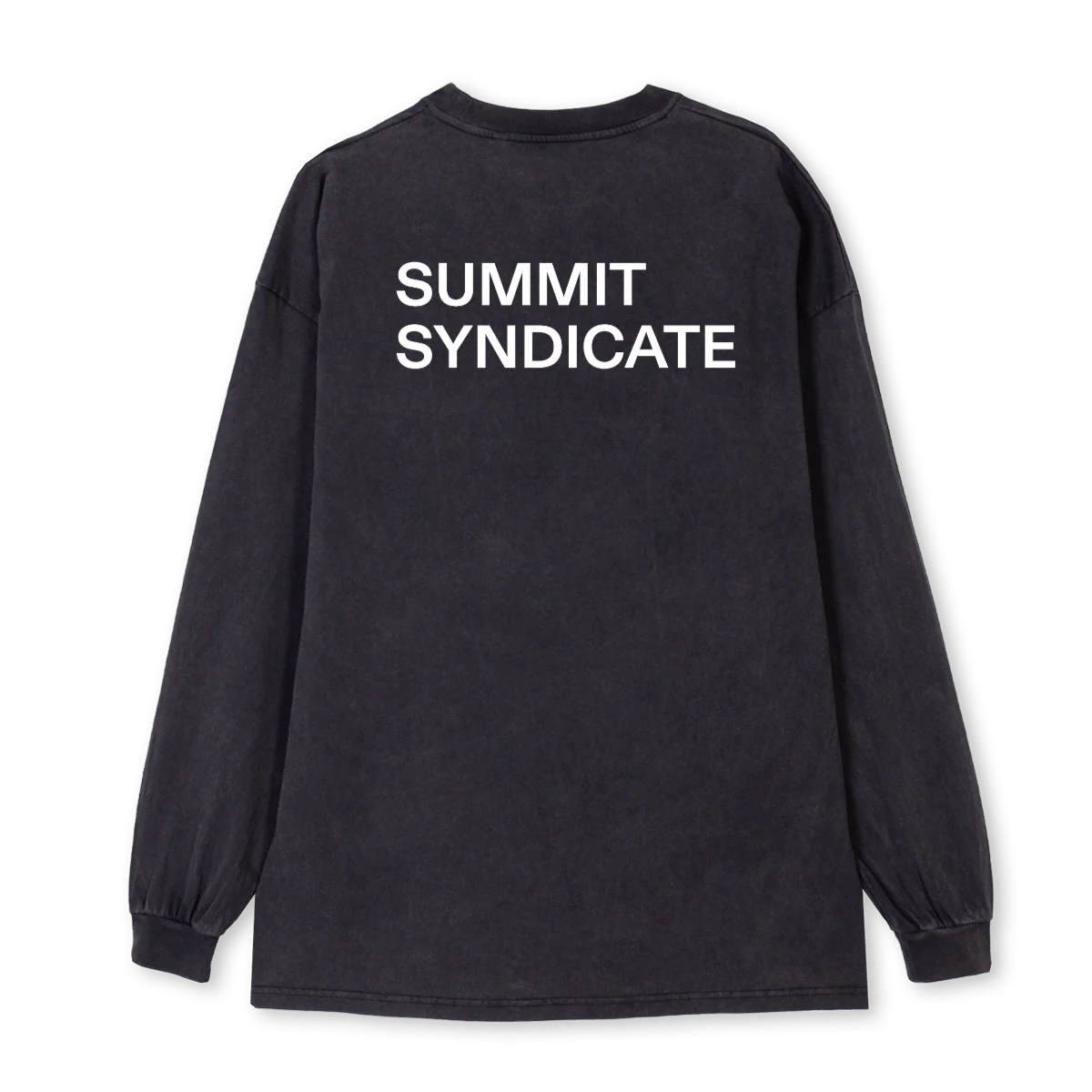 SAMPL Vintage Black Oversized LS Tee. - Image 2