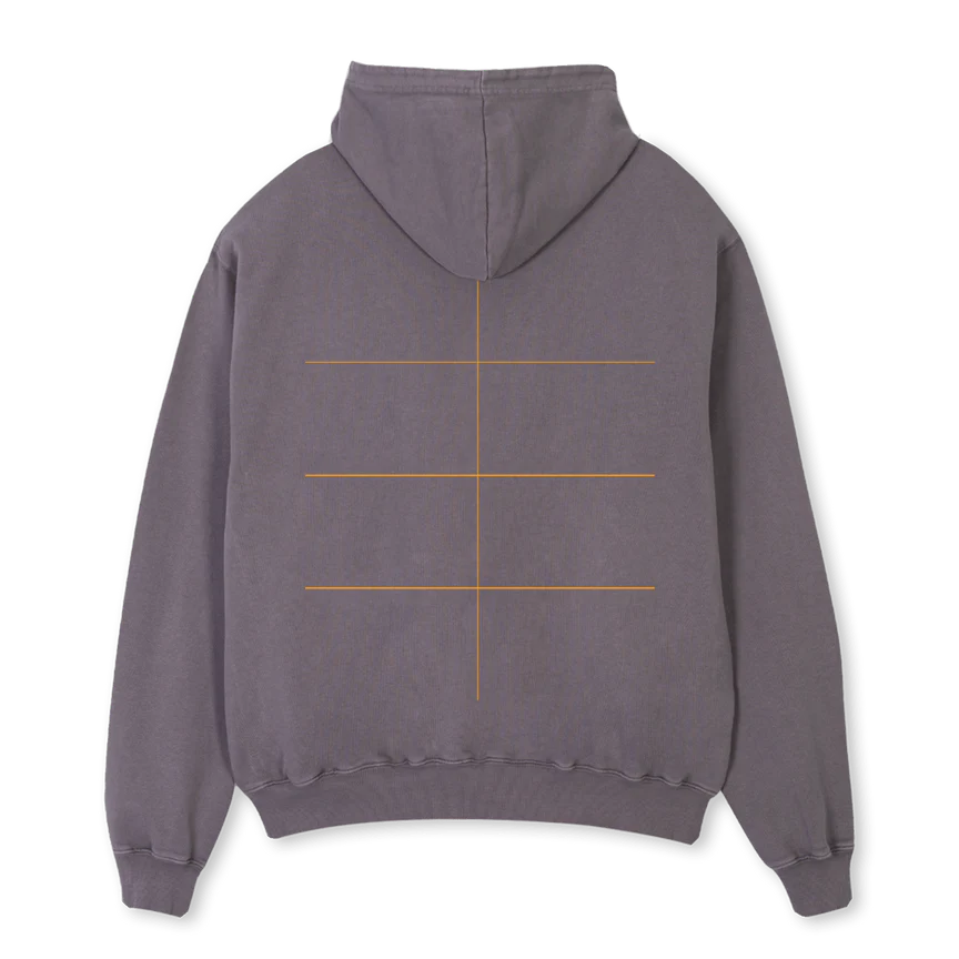 SAMPLEHOODIEPG Pigment Grey Oversized Hoodie. - Image 2