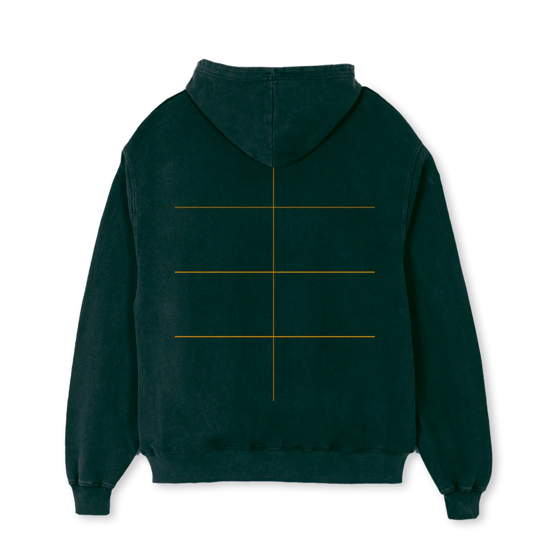 SAMPLEMYUTWO Wild Green Oversized Hoodie. - Image 2